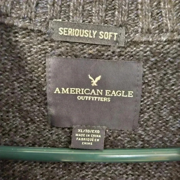American Eagle Pullover Sweater Seriously Soft Size XL EUC - Picture 3 of 7